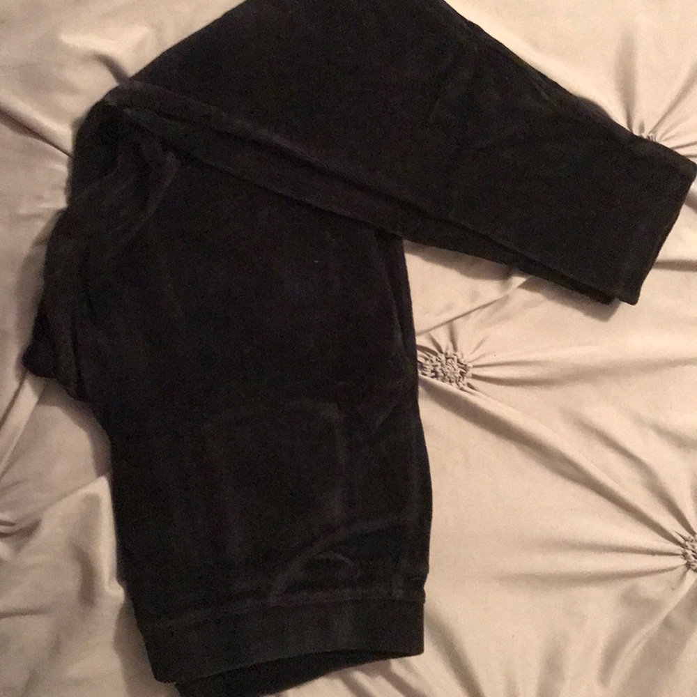 Juicy Couture Black velvet leggings